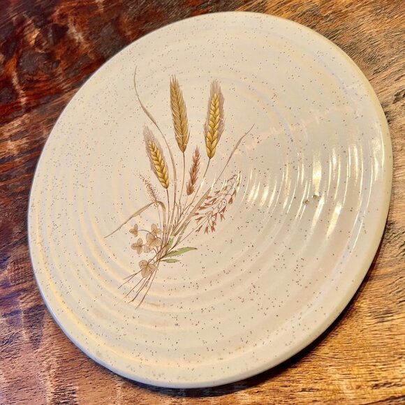 Treasure Craft Pottery Golden Wheat Trivet - Picture 1 of 7
